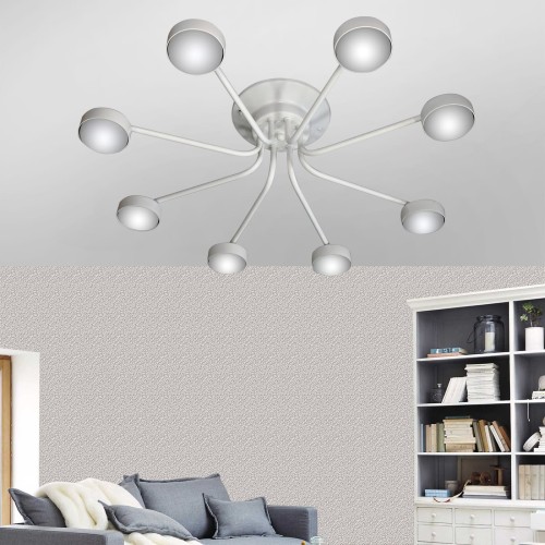 Люстра светодиодная потолочная LED плоская S2396-8